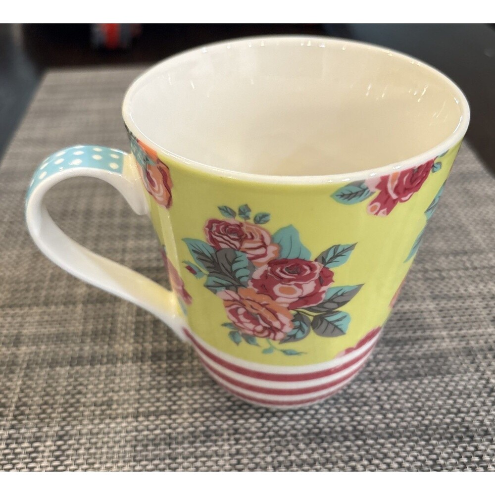 Matilda Jane Rose Mug Ceramic Coffee Latte Matilda Jane Clothing 12 oz